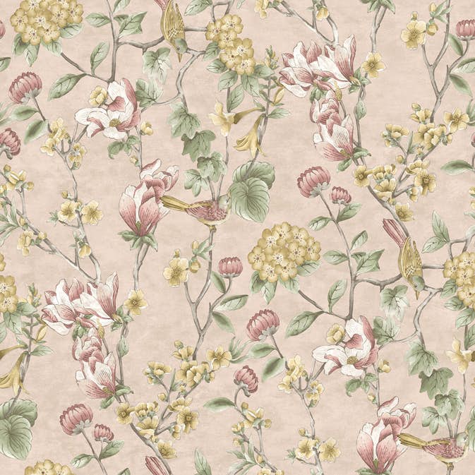 Tapet Holden The Lost Gardens Nightingale Pink 91621
