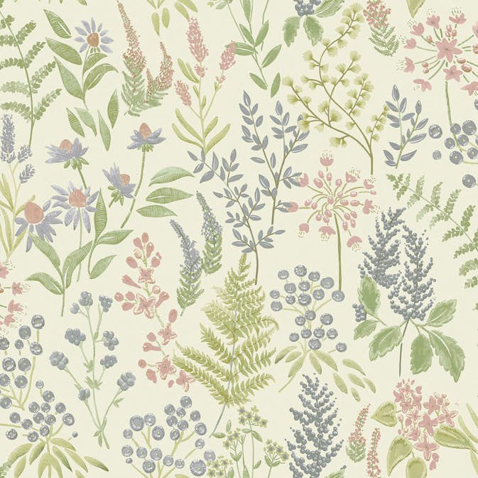 Tapet Holden The Lost Gardens Calvert Meadows Pink Cream 91681