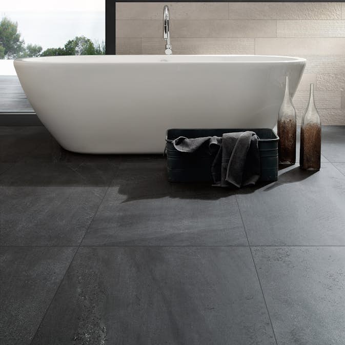 Klinker Coem Ceramiche Brit Stone Graphite Grå 30x60 cm Matt