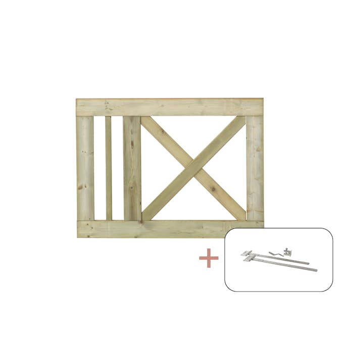 Enkelgrind PLUS Slot inkl. Beslag