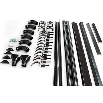 Plåtsats Vibostugan Njuta Svart 20 m2