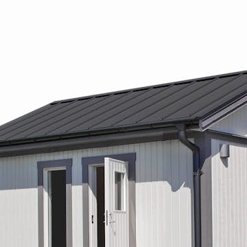 Plåttak/Plåtsats Vibostugan Njuta Svart 25 m2
