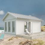 Attefallshus Vibostugan Njuta 25-3 24,3 m² Trähus med Sadeltak