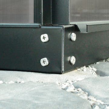 Stålsockel Vitavia 6,7 kvm 60 mm Svart