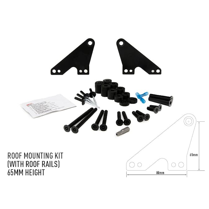 Fäste Lazer För Takmontering Bilar Med Rails 65mm