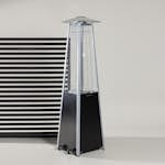 Terassvärmare Venture Home Hottie Square, Stående Gasolvärmare Utomhus i Aluminium