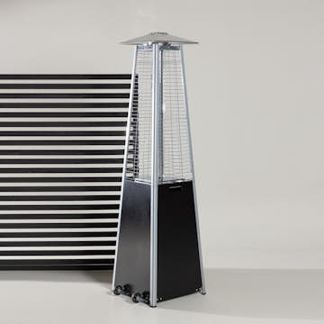 Terassvärmare Venture Home Hottie Square, Stående Gasolvärmare Utomhus i Aluminium