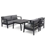 Loungegrupp Hillerstorp Stoltö med Furubord och Dynor