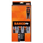 Skruvmejselsats Bahco SP/PH/PZ 6-Delar