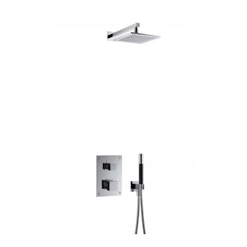 Takduschset Tapwell BOX8268 Square Classic Edition 2 för Inbyggnad