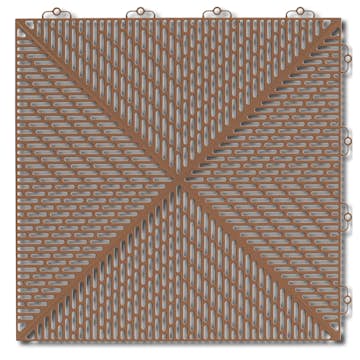 Golvplatta Bergo Unique Cedar Wood Golvtrall i Plast