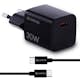 Laddare Champion 30W + USB-C Kabel Svart