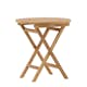 Cafébord Venture Home Kenya Teak Ø70 cm, Robust Träbord för Uteplatsen