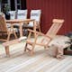 Solstol Venture Home Kiara Däckstol i Teak med Armstöd