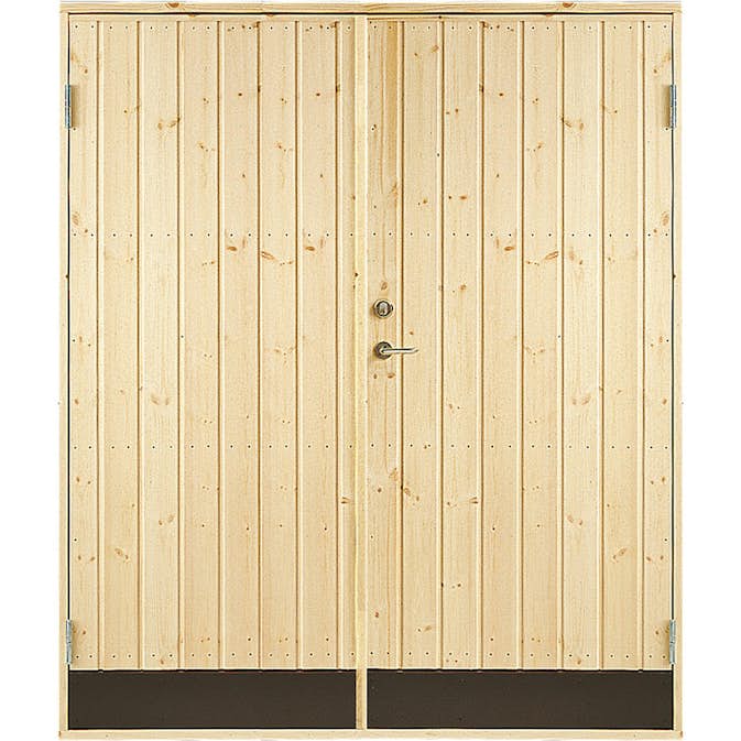 Dubbeldörr Jabo 10° Rak 15,3x19