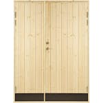 Dubbeldörr Jabo 18° Rak 15,3x19