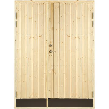 Dubbeldörr Jabo 18° Rak 15,3x19