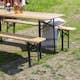 Bänkbord Venture Home Guniess Ihopfällbart Picknickbord med 6 Sittplatser
