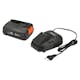 Startkit Gardena P4A 18V/45 + AL1830 2,5Ah Batteri + Snabbladdare
