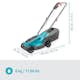 Batterigräsklippare Gardena PowerMax 30/18V utan Batteri och Laddare