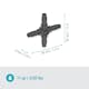 Krysskoppling Gardena Micro-Drip 4,6 mm