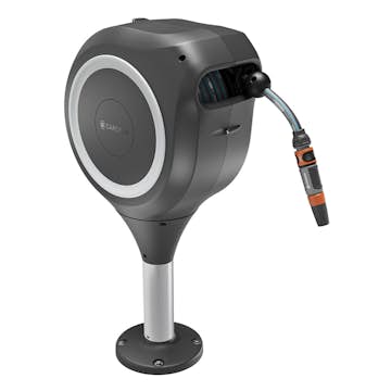 Slangbox Gardena Altan RollUp M 20 m Vit