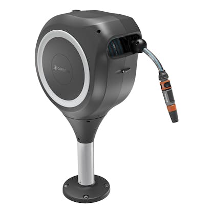 Slangbox Gardena Altan RollUp M 20 m Vit