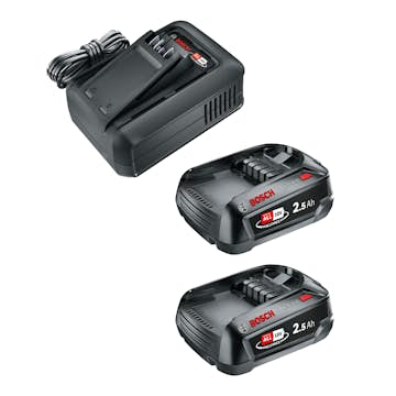 Startkit Gardena P4A QC AL18V-44 + 2x2,5 Ah