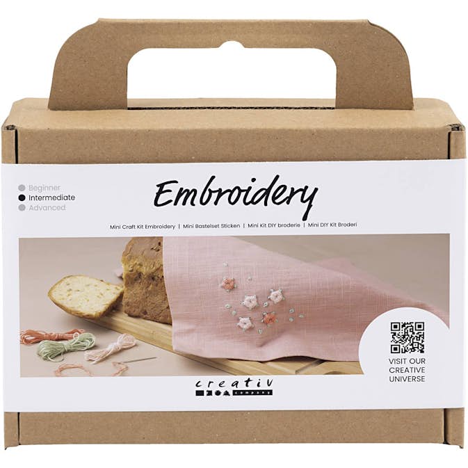 Broderi Creativ Company Mini DIY Kit Tygservett