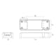 Dimmer Beslag Design LED kontroll C5AD Dali/Push
