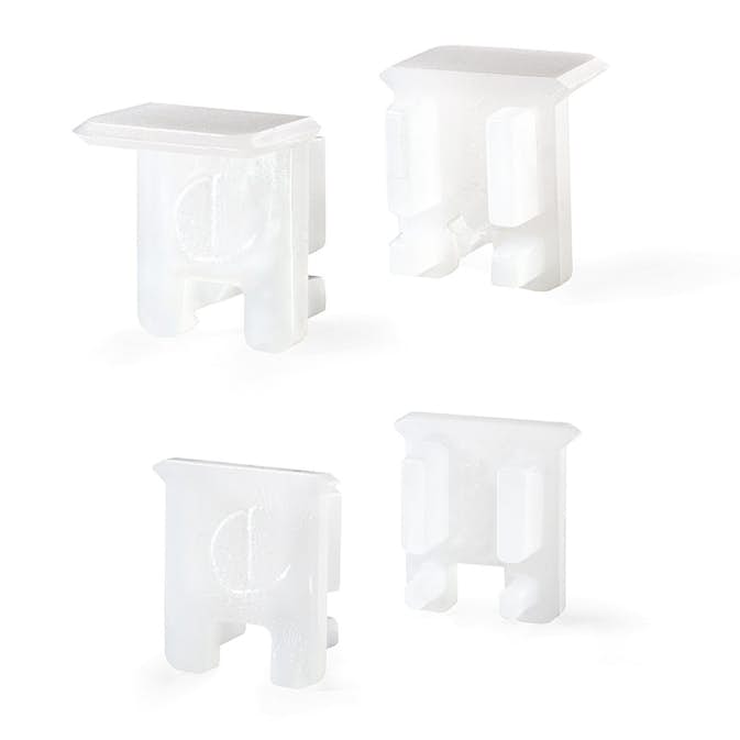 Ändavslut Beslag Design LED-profil Apex 2x2-pack