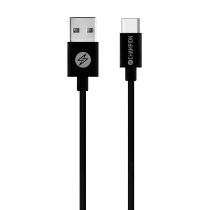 USB-A Champion till USB-C Kabel 1m Svart