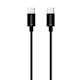 USB-C Champion Kabel 60W 2m Svart