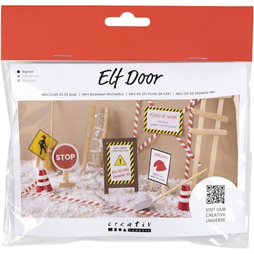 Nissens dörr Creativ Company Mini DIY Kit Byggarbete pågår