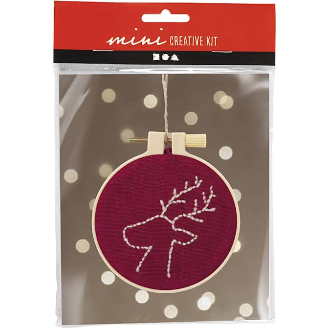 Broderi Creativ Company Mini DIY Kit Ren