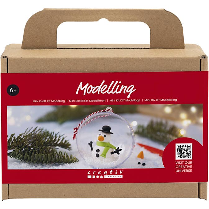 Modellera Creativ Company Mini DIY Kit Snögubbe