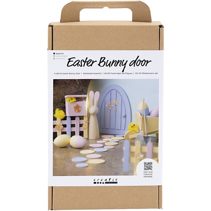 Påskharrens dörr Creativ Company DIY Kit Pastellfärger