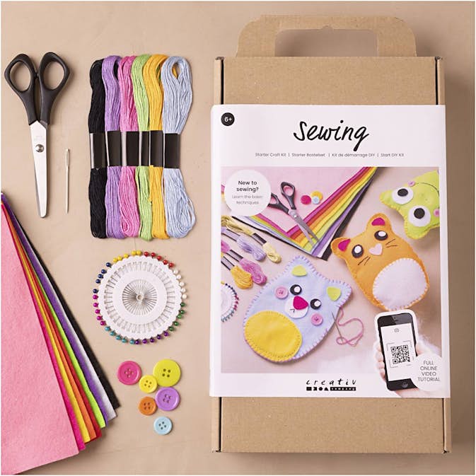 Nallebjörnar Creativ Company Start DIY Kit Sömnad