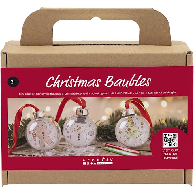Julgranskulor Creativ Company Mini DIY Kit Teckningar