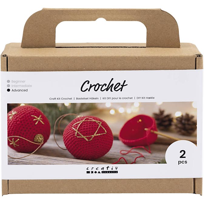 Virkning Creativ Company DIY Kit Rött
