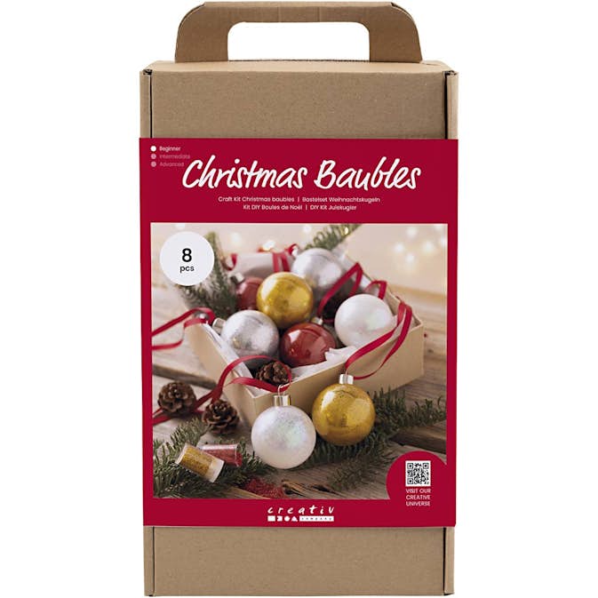 Julgranskulor Creativ Company DIY Kit Glitter