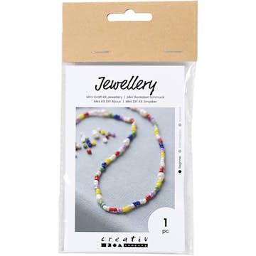 Smycken Creativ Company Mini DIY Kit Halsband med Sötvattenspärlor