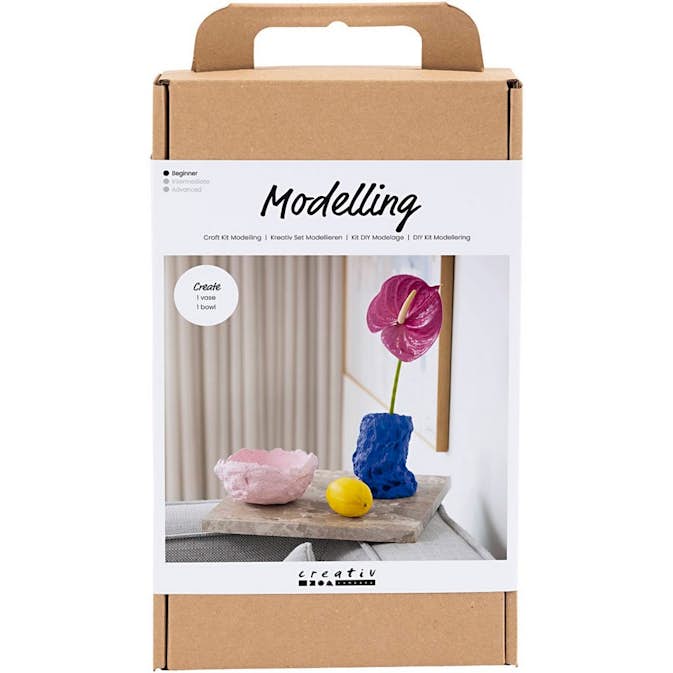 DIY-kit Creativ Company Modellera Vas och Skål