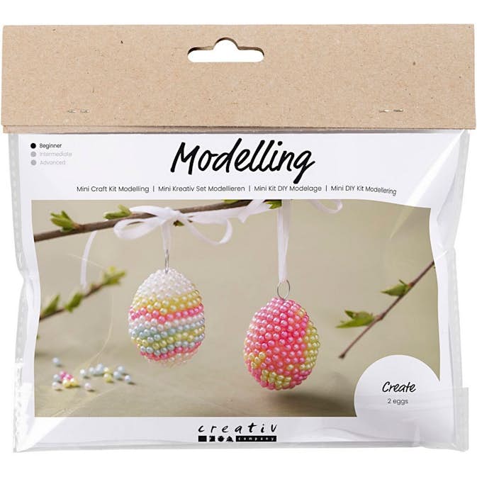 DIY-kit Creativ Company Modellera Pärlägg