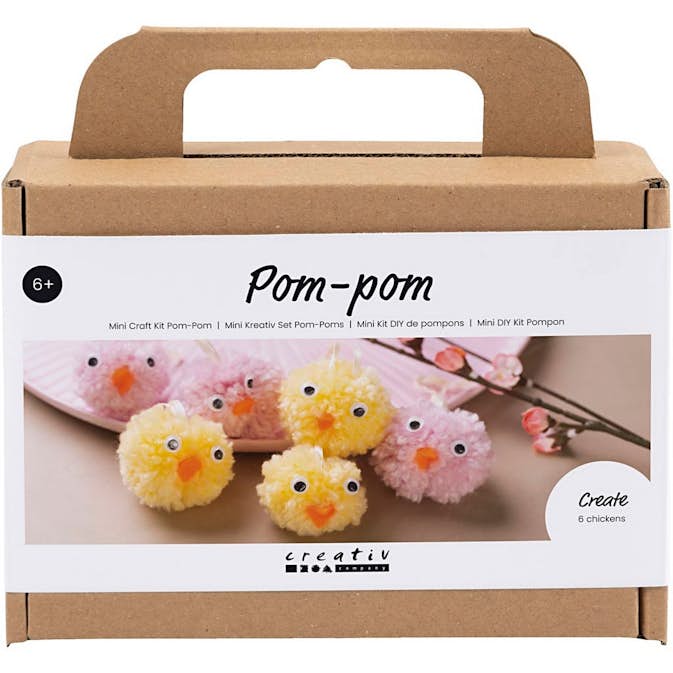 DIY-kit Creativ Company Pompom Kycklingar