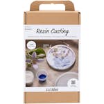 DIY-kit Creativ Company Resingjutning Bricka Marmorering