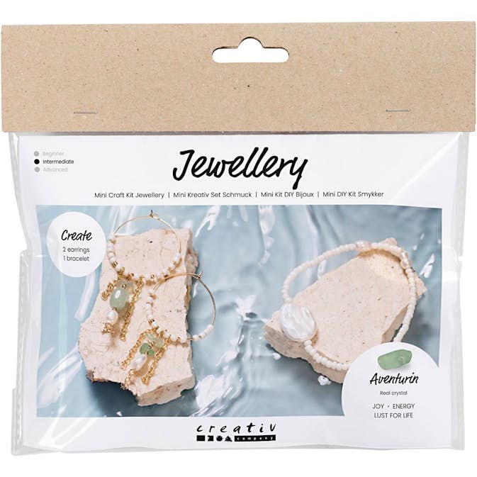 DIY-kit Creativ Company Smycken Aventurinmix