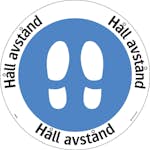 Golvdekal Systemtext Håll Avstånd 410mm