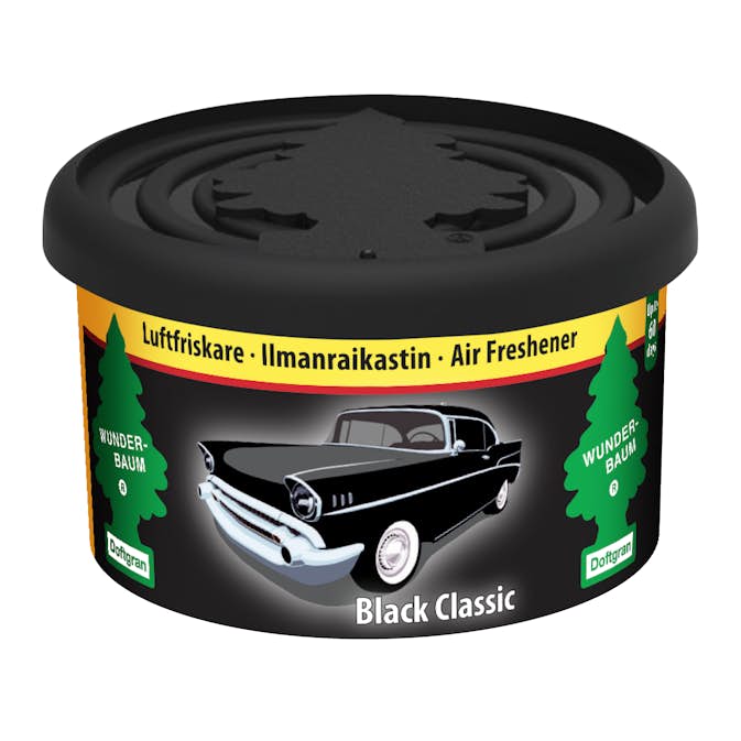 Luftfräschare Wunder-Baum Fiber Can Black Classic