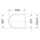 Toalettsits Duravit Me by Starck 002009 Mjukstängande
